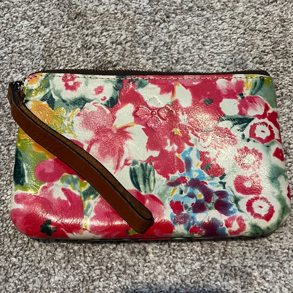 Patricia Nash leather wristlet